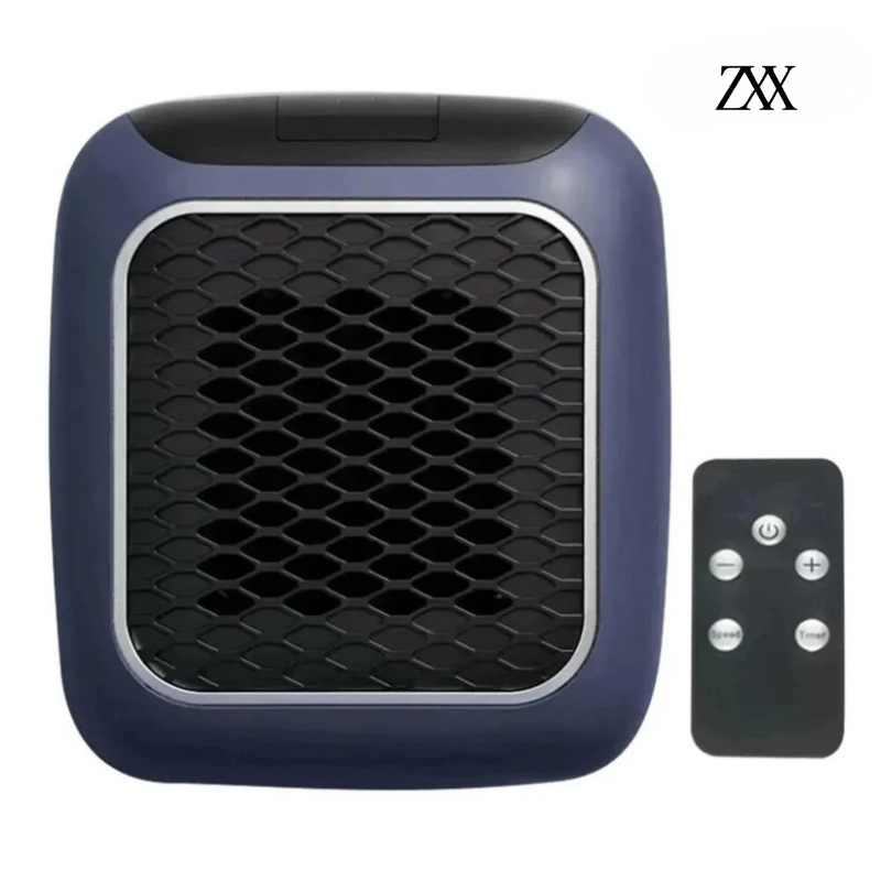 ZXX HeatFlow Plug-In Electric Space Heater – Compact Wall Mounted Heater with Digital Thermostat for Home & Office