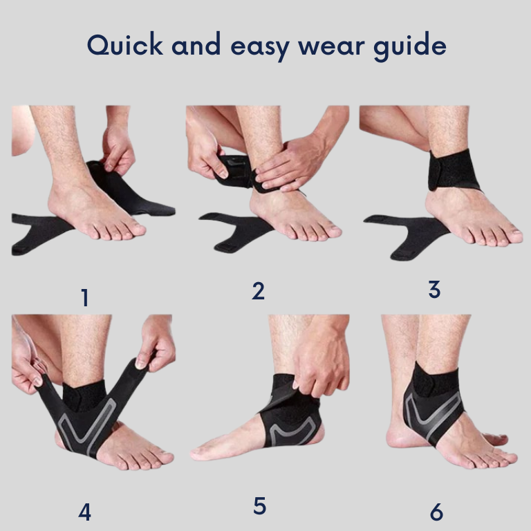 ZXX Adjustable Elastic Ankle Support – for Injury Recovery and Daily Use
