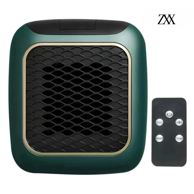 ZXX HeatFlow Plug-In Electric Space Heater – Compact Wall Mounted Heater with Digital Thermostat for Home & Office