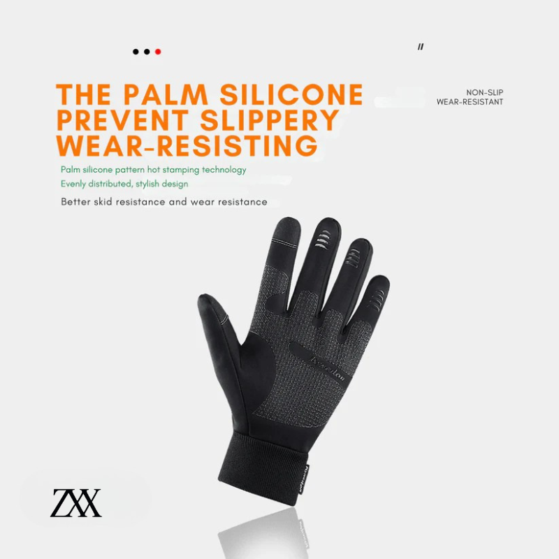 ZXX FrostShield Winter Thermal Gloves – Touchscreen, Windproof & Water-Resistant
