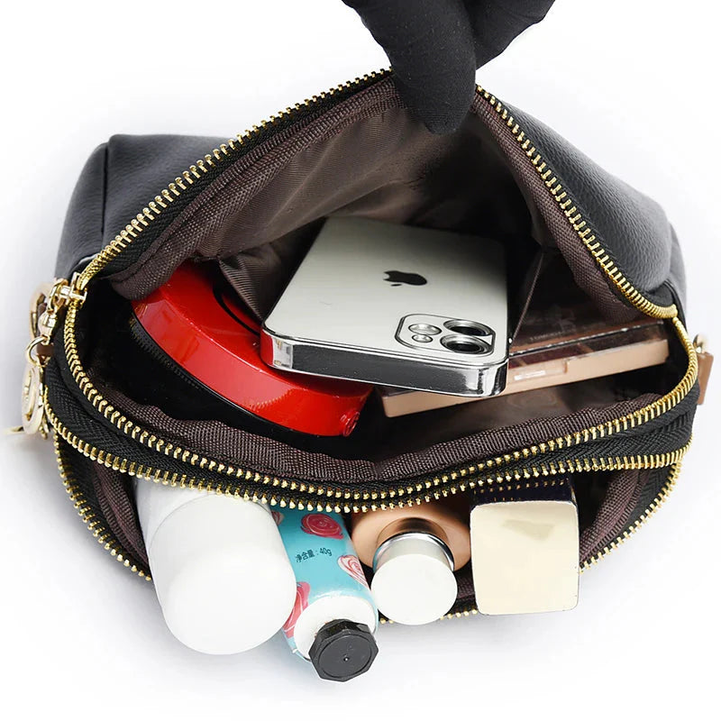 Women's Premium Vegan Leather Mini Handbag – Compact Elegance