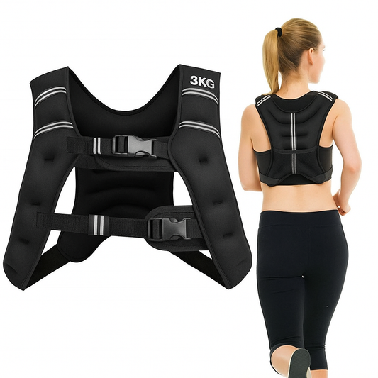 ZZX Adjustable Weighted Vest Workout Equipment with Reflective Stripe