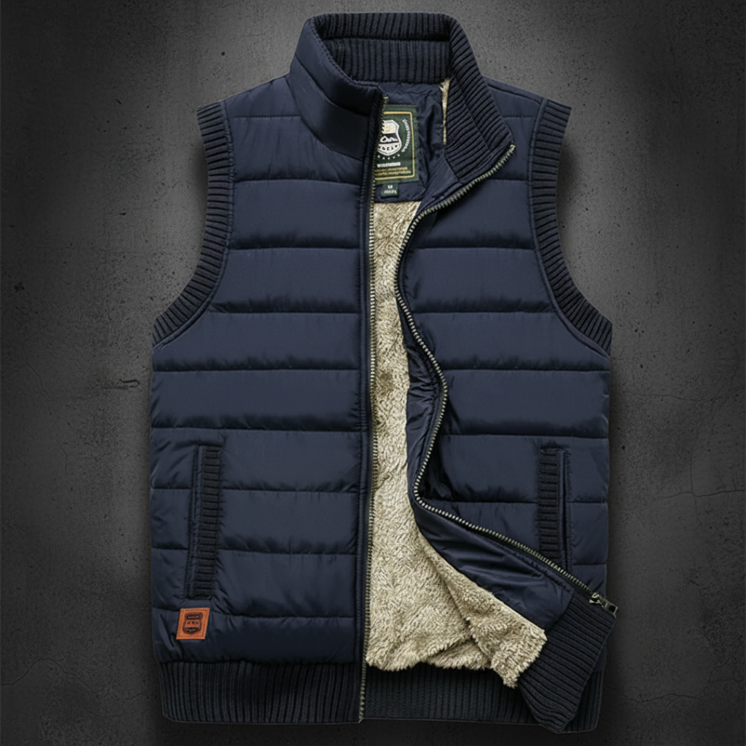 ZXX LeviTherm™ | Fleece Bodywarmer for Men – Lightweight Warmth, Modern Winter Style