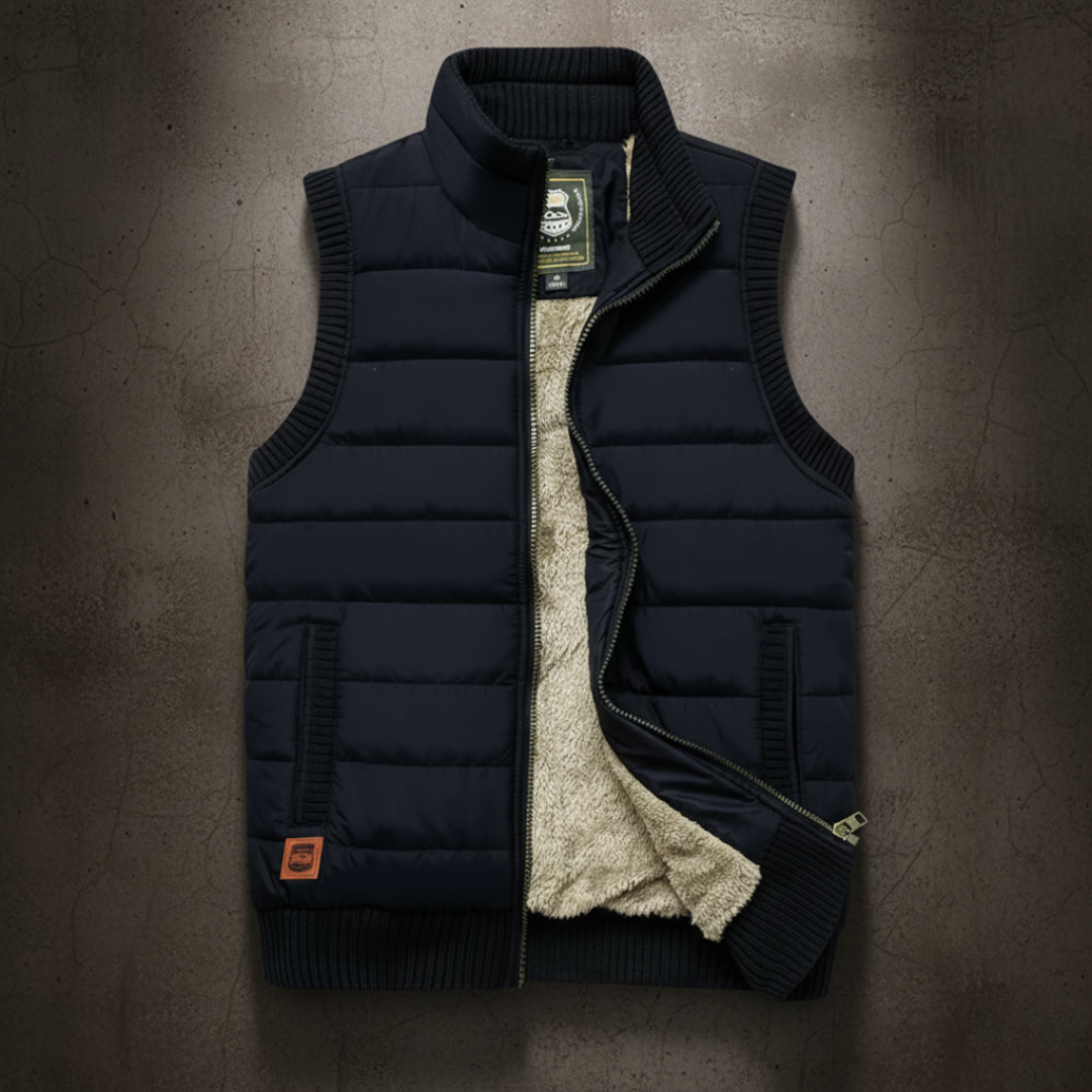ZXX LeviTherm™ | Fleece Bodywarmer for Men – Lightweight Warmth, Modern Winter Style