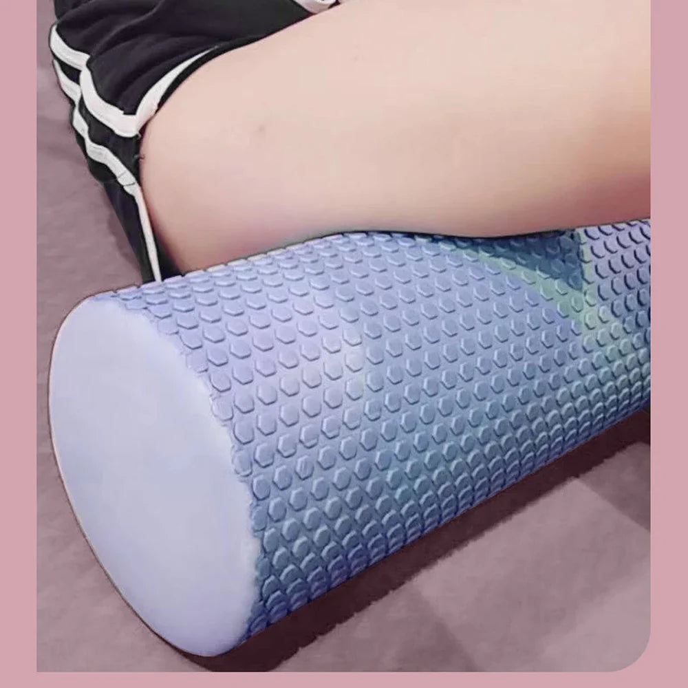 Yoga & Pilates Foam Roller for Deep Muscle Relief & Home Workouts