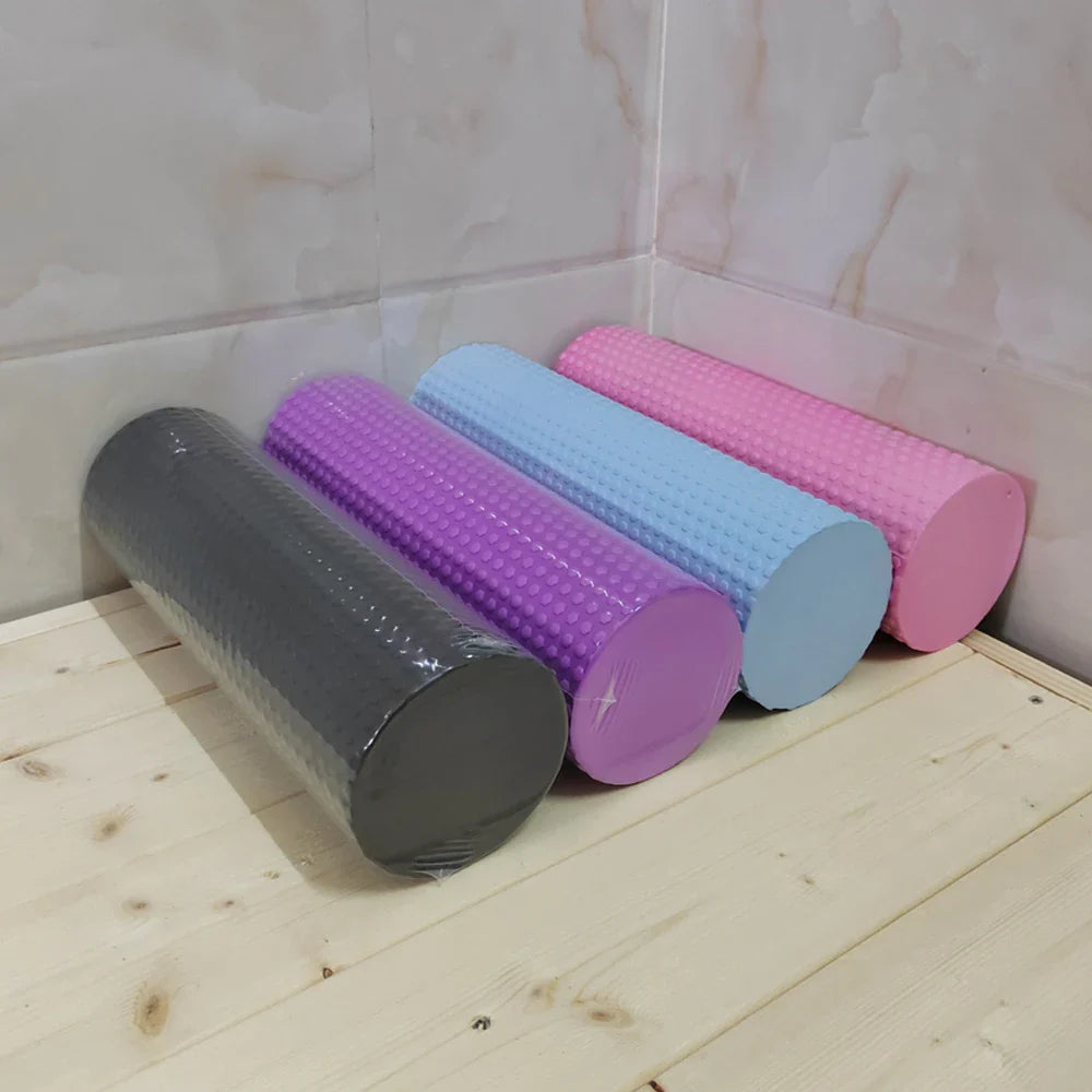 Yoga & Pilates Foam Roller for Deep Muscle Relief & Home Workouts