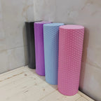 Yoga & Pilates Foam Roller for Deep Muscle Relief & Home Workouts