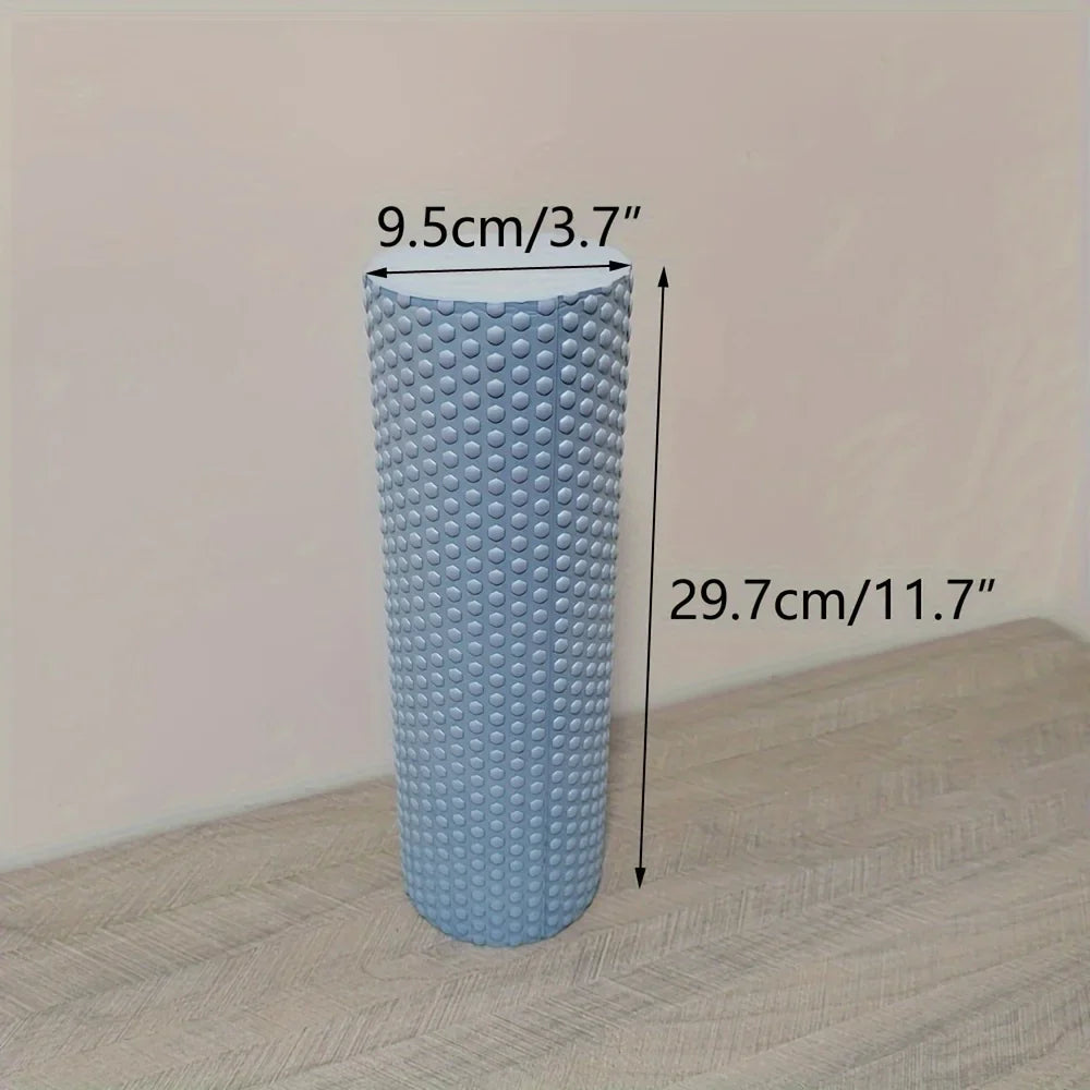 Yoga & Pilates Foam Roller for Deep Muscle Relief & Home Workouts