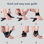 ZXX Adjustable Elastic Ankle Support – for Injury Recovery and Daily Use