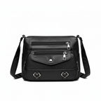 Premium Soft Vegan Leather Crossbody Bag – Vintage Style Shoulder Strap