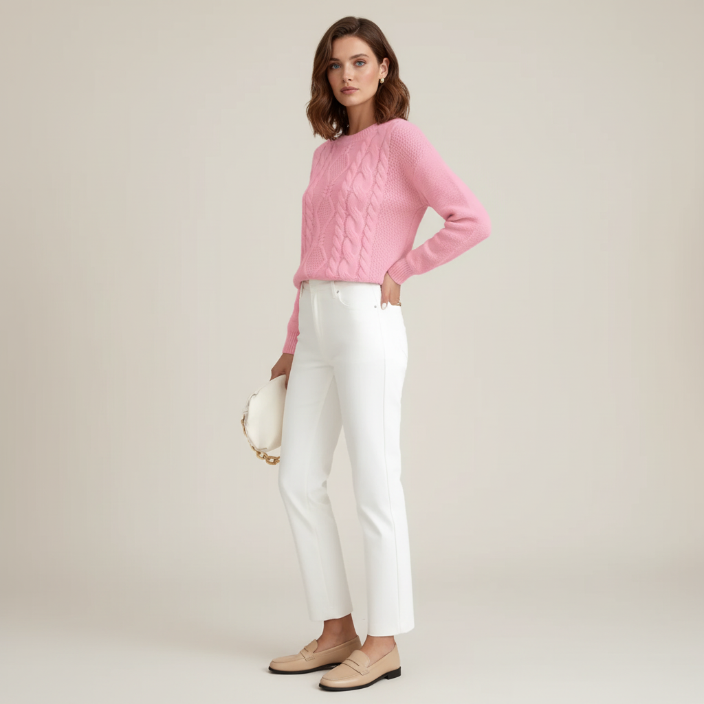 Everesse London | Women’s Chunky Cable-Knit Sweater