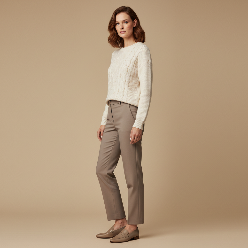 Everesse London | Women’s Chunky Cable-Knit Sweater