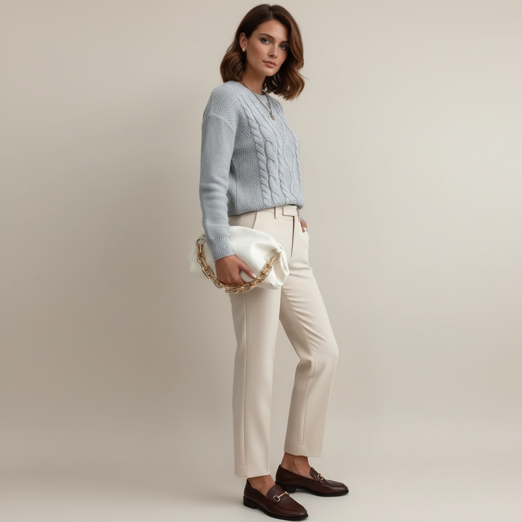 Everesse London | Women’s Chunky Cable-Knit Sweater