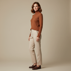 ZXX Cashmere Turtleneck Sweater for Women - Pure Mongolian Wool Knit Jumper