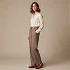ZXX | Women's Signature Tailored Trousers - Slim Fit Smart Dress Pants