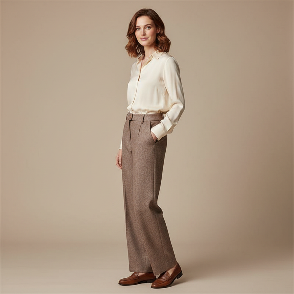 ZXX | Women's Signature Tailored Trousers - Slim Fit Smart Dress Pants