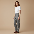 ZXX | Women's Signature Tailored Trousers - Slim Fit Smart Dress Pants