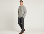 ZXX Men's Ribbed Knitted Oversized Sweater – Relaxed Thermal Comfort