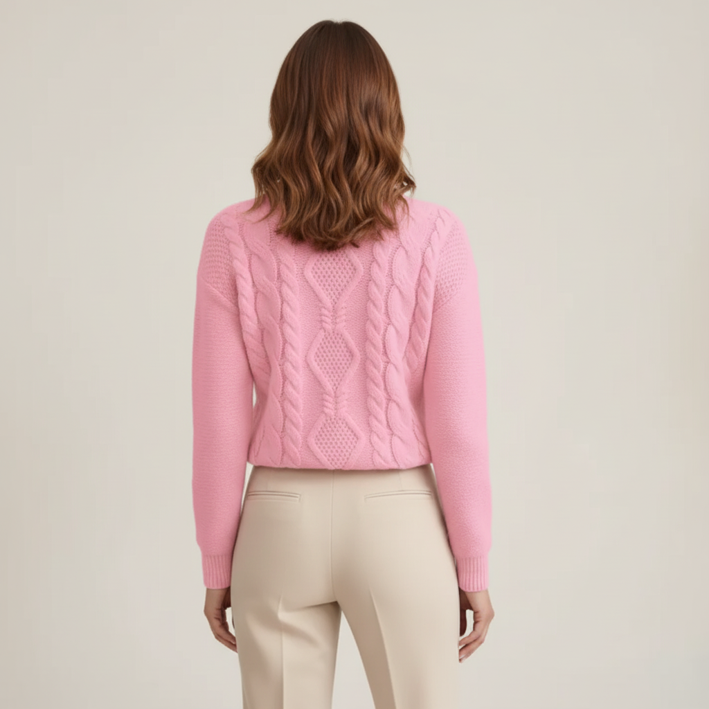 Everesse London | Women’s Chunky Cable-Knit Sweater