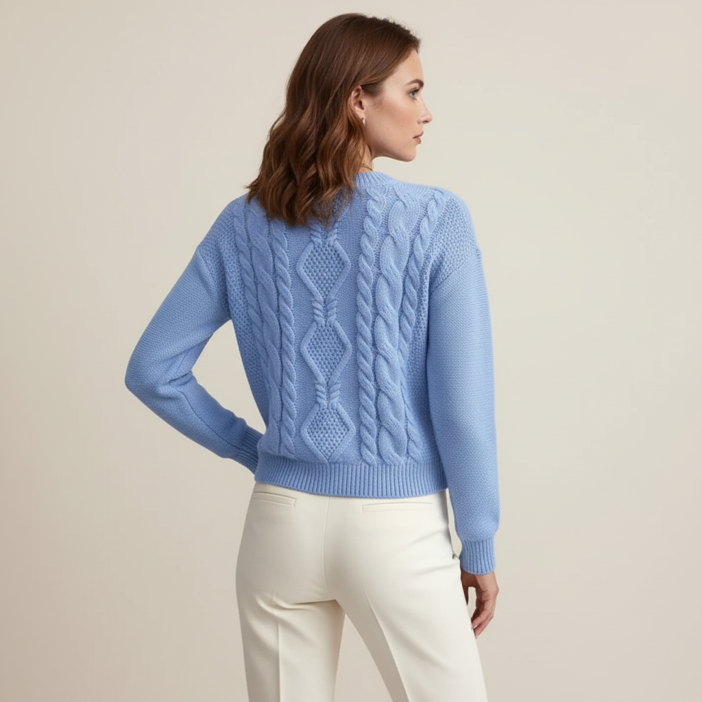 Everesse London | Women’s Chunky Cable-Knit Sweater