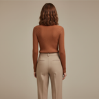 ZXX Cashmere Turtleneck Sweater for Women - Pure Mongolian Wool Knit Jumper