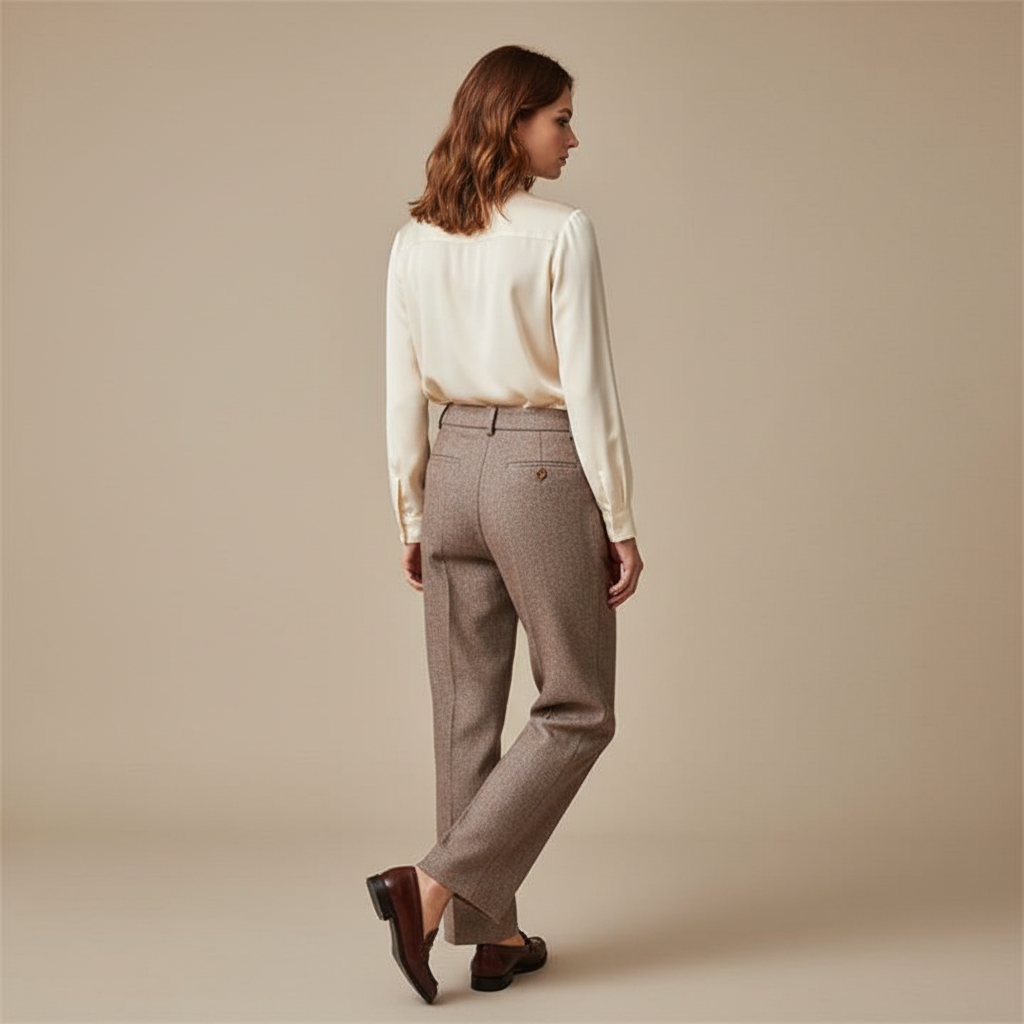 ZXX | Women's Signature Tailored Trousers - Slim Fit Smart Dress Pants