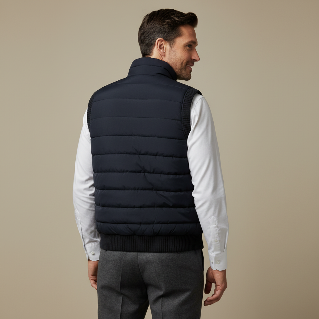 ZXX LeviTherm™ | Fleece Bodywarmer for Men – Lightweight Warmth, Modern Winter Style