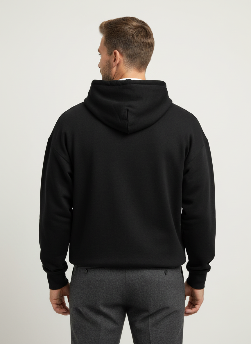 Men's Premium Cotton Blend Hoodie – Modern Fit & Everyday Warmth