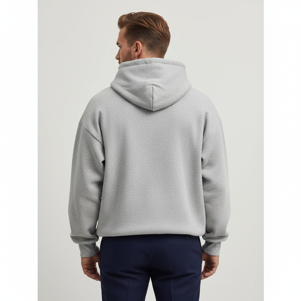 Men's Premium Cotton Blend Hoodie – Modern Fit & Everyday Warmth