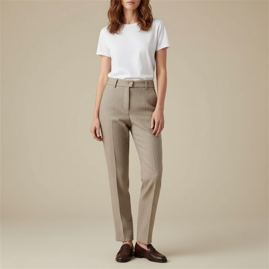 ZXX | Women's Signature Tailored Trousers - Slim Fit Smart Dress Pants
