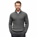 ZXX Men's Knit Half-Zip Sweater – Versatile Everyday Comfort
