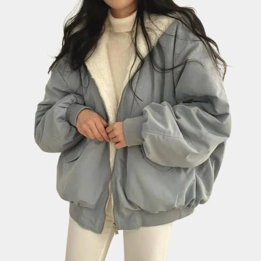 ZXX  FrostLuxe™ | Women’s Hooded Winter Jacket – Short Insulated Coat for Effortless Warmth